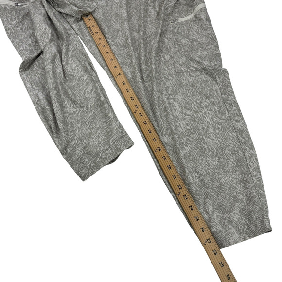 Athleta Pants Womens Plus Size 22 Ivory Venture Printed Cargo Pockets Athleisure - Picture 14 of 16